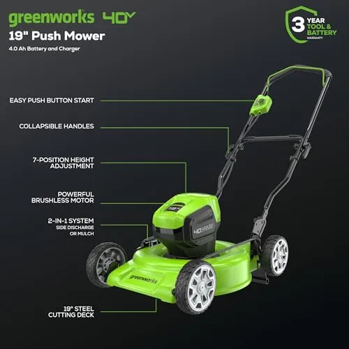 Greenworks 40V 19" | Tools Official
